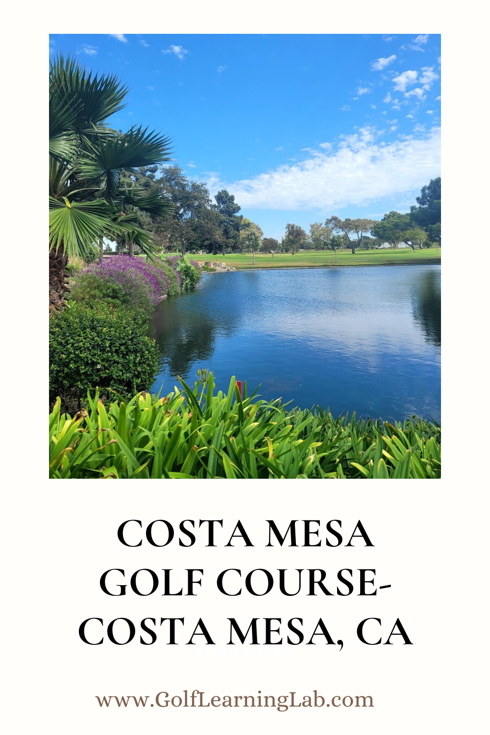 Costa Mesa Golf Course Costa Mesa California Golf Learning Lab